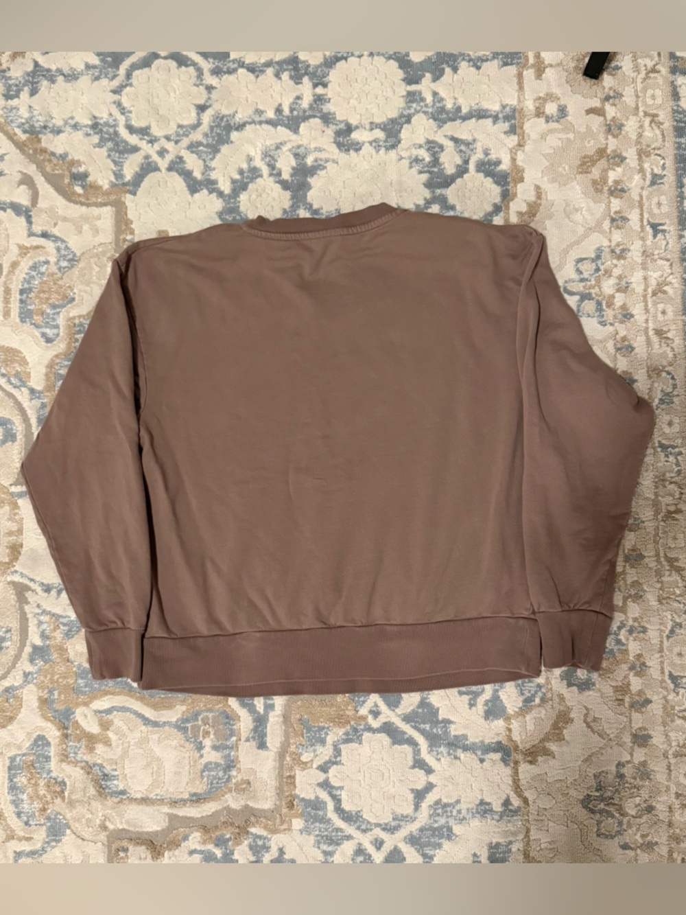 Maternity ASOS crewneck sweater, dark dast pink, size 4 US (small)